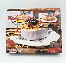 Microwaveable Hot Plate The Original Keep It Hot  As Seen On TV by Telebrands
