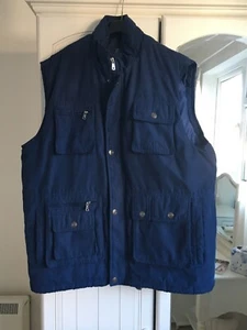 J J WILLIS NAVY MICROFIBRE GILET XXL - Bild 1 von 8