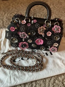 COACH 1941 TEA ROSE DOUBLE DINKY SATCHEL 86854. Carried Twice Only! - Picture 1 of 21