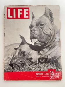 Life magazine, November 17, 1947, INCOMPLETE, READ DESCRIPTION - Foto 1 di 2