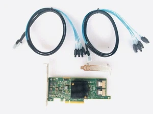 LSI 9207-8i SATA/SAS 6G/s PCI-E 3.0  IT Mode Host Bus Adapter 2*SFF-8087 SATA US - Picture 1 of 3