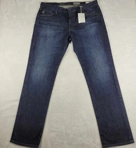 AG Adriano Goldschmied Graduate Jeans Mens 38x34 Blue Tailored Leg Japan NWT - Picture 1 of 17