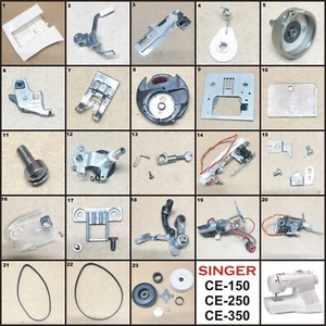SINGER USED GENUINE ORIGINAL CE-150 PARTS ALSO FIT OTHER FUTURA CE MODELS TESTED - Picture 1 of 48