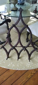 Antique Fancy Victorian Folding adjustable Wall Hanging Coat & Hat Rack Nice! - Picture 1 of 6