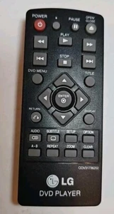 ⭐️ LG DVD Player COV31736202 Remote Control OEM - Infrared Tested Good 🔥36 - Picture 1 of 2
