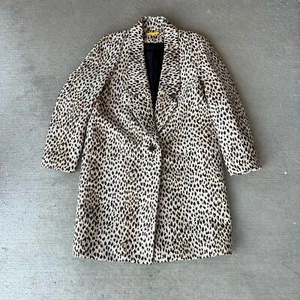 Diane von Furstenberg women’s Britta Animal Print long Jacket 6 - Picture 1 of 6