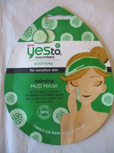 Yes to Cucumber Ultra Hydrating 1 Single Use Paper Mask - Picture 1 of 6