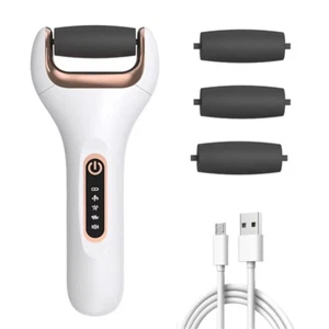 Electric Foot File Rechargeable Callus Hard Skin Remover Feet Pedicure 2 Speeds - Picture 1 of 5