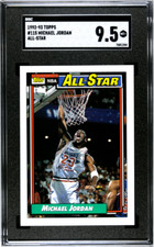 1992-93 Topps #115 Michael Jordan SGC 9.5 MT+