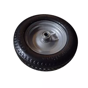 Marathon 4.10/3.50-4" Flat Free All Purpose Utility Tire on Wheel 3" Centered - Picture 1 of 6