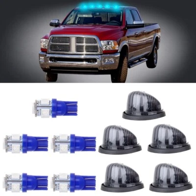 5x Luz marcadora de cabina de humo + LED + Base para camioneta Chevrolet C10 1973 5,0 L Foto 1 de 4