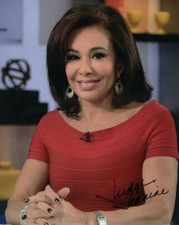 JUDGE JEANINE PIRRO SIGNED AUTOGRAPH 8X10 PHOTO - LIARS LEAKERS AND LIBERALS FOX
