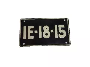 1950's General Mills Miniature Bicycle License Plates IE-18-15 PORTUGAL - Picture 1 of 4