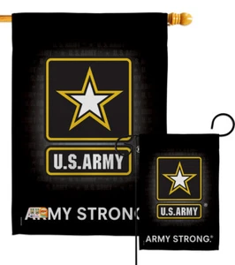 US Army Garden Flag Armed Forces Rangers Military Veteran Gift House Yard Banner - Picture 1 of 13