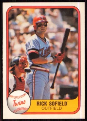 1981 Fleer Rick Sofield Minnesota Twins #563 - Image 1 of 2