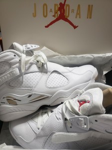 jordan 8 white red