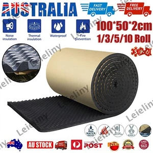 1-10 Rolls Acoustic Foam Wall Panels Studio Sound Proofing Shell Insulation Pad - Picture 1 of 19
