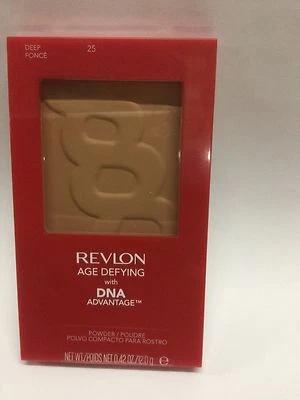 Revlon DNA Advantage Pressed Powder Compact, Deep #25 NEW. - Image 1 of 2