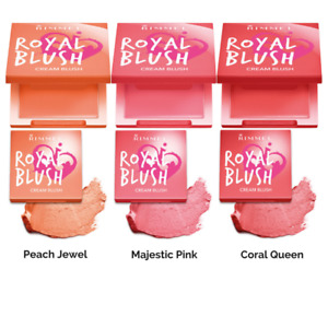 Rimmel Royal Blush Cream Blush Cheek Color - 002 Majestic Pink / 003 Coral Queen