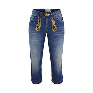 Jeans traditionnel pour femmes bleu | pantalon traditionnel végétalien | pantalon Oktoberfest moderne - Photo 1/7