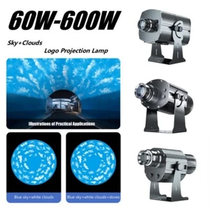 Waterproof Dynamic Cloud Sky Effect Projector: 60W-600W Customizable Logo Lamp - Picture 1 of 22