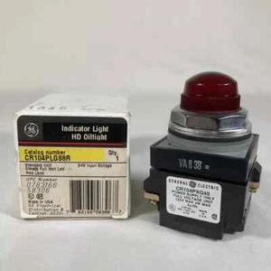 NEW General Electric/ABB CR104PLG88R/CR104PXG40 Red 24V LED LIGHT - Picture 1 of 2