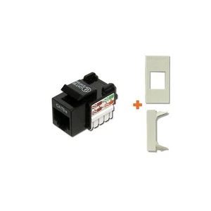 LINK Presa di rete rj45 cat.5e utp compatibile Legrand Vela bianca - Foto 1 di 1
