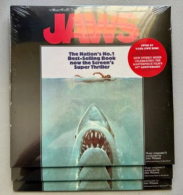 JAWS John Williams 50th Anniversary WATER-FILLED Vinyl NUMBERED IN HAND SOLD OUT - Image 1 of 3