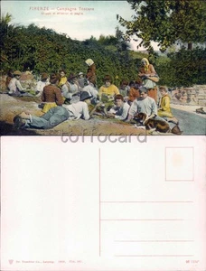 FIRENZE PROVINCIA-COSTUMI-SFILATRICI DI PAGLIA-C98-98 - Imagen 1 de 1
