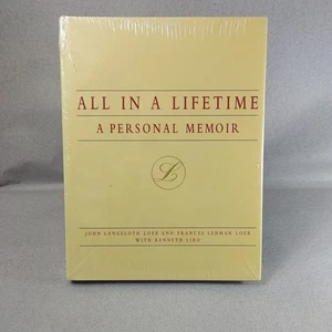 All in a Lifetime : A Personal Memoir Hardcover John L. Loeb Frances Loeb HC - Bild 1 von 6