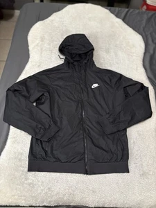 Nike Sportswear giacca a vento full zip cappuccio nero uomo taglia M AT5270-010 - Foto 1 di 9