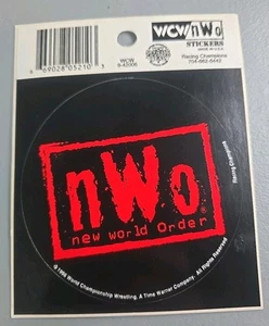 Vintage Wrestling 1999 New World Order NWO Sticker Wrestling Championships New - Picture 1 of 2