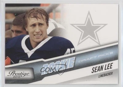 2010 Playoff Prestige Draft Picks Light Blue /999 Sean Lee #289 Rookie RC - Image 1 of 2