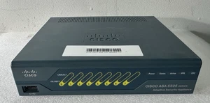 CISCO ASA 5505 V13 - ADAPTATIVE FIREWALL 8 FAST ETHERNET PORTS. USED - Picture 1 of 6
