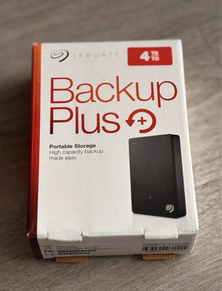 Seagate Backup Plus 4Tb Portable Storage - Image 1 of 4