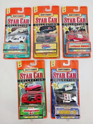 Matchbox Star Car Collection Magnum PI Ferrari Adam-12 Smokey Miami Vice Lot 5 - Image 1 of 4
