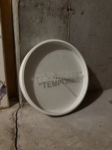 Off White IKEA Clock - Picture 1 of 4