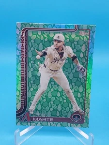 Ketel Marte 2025 Topps Series 1 #128 Easter Holiday Green Foil Parallel - Foto 1 di 2