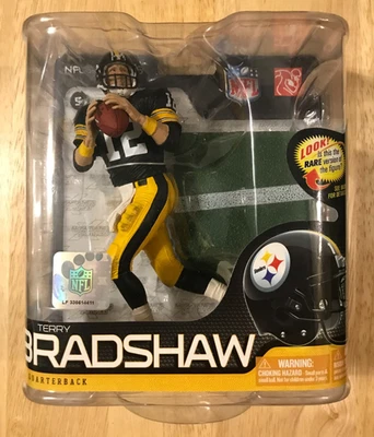 Figura Mcfarlane Toys TERRY BRADSHAW Pittsburgh Steelers NFL Serie 26 - En paquete Foto 1 de 4