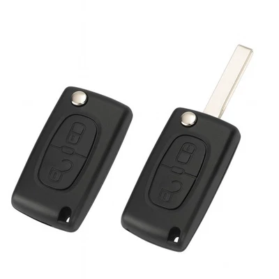 2 Tasten Schlüssel Gehäuse CE0536 Für Peugeot 308 207 307 RCZ Expert Citroen C3 - Bild 1 von 4