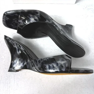 Neu im Karton Lackleder Maryam Nassir Zadeh Lido Keilabsatz eckige Zehenpartie Sandalen Größe EU 41 - Bild 1 von 16