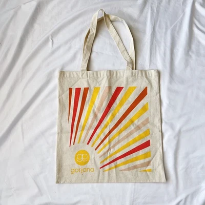 Bolso de Mano Gorjana Rojo y Amarillo Diseño Sol Rosa Naranja Cartera Libro Foto 1 de 4