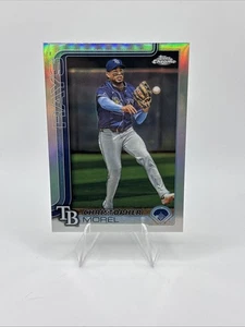 2025 Topps Chrome - Christopher Morel - #64 Refractor Parallel Rays - Picture 1 of 4