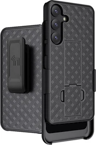 Slim Étui Et Ceinture de Ensemble pour Samsung Galaxy S25 5G Téléphone - Noir - Photo 1 sur 8