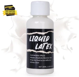 Halloween Liquid Latex Halloween SFX Makeup, Latex Glue for Skin Special Costume - Picture 1 of 6