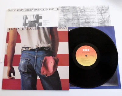 BRUCE SPRINGSTEEN - BORN IN THE USA LP VINYL N MINT Original UK 1st Press Album - Image 1 of 4