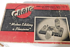 Craig Senior 8mm / 16mm Film Splicer for all Sound and Silent Films, No Cement - Picture 1 of 4