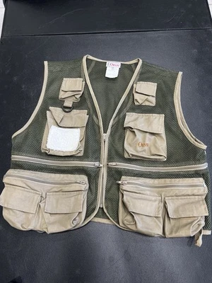 Vintage 90s Orvis Fly Fishing Vest Wading Outdoors Size Medium Ships Same Day - Image 1 of 4