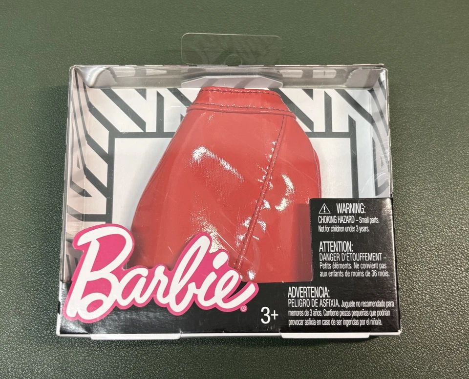 Barbie Fashion Red Faux Leather Vinyl Skirt 2017 Mattel