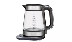 Cookworks Glas-Wasserkocher mit variabler Temperatur - Edelstahl - Bild 1 von 8